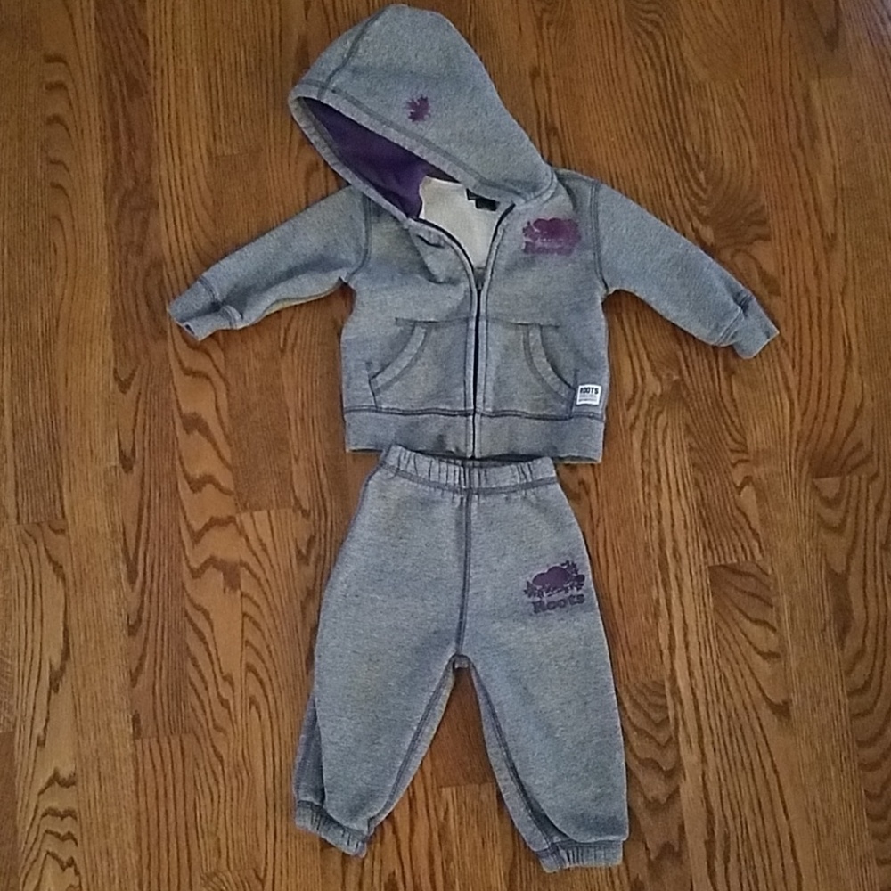 Roots Canada Full Zip Hoodie & Original Sweatpant